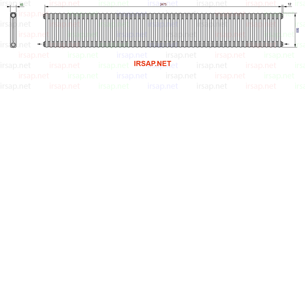 Радиатор IRSAP Tesi 20500/55 T08 CL 01